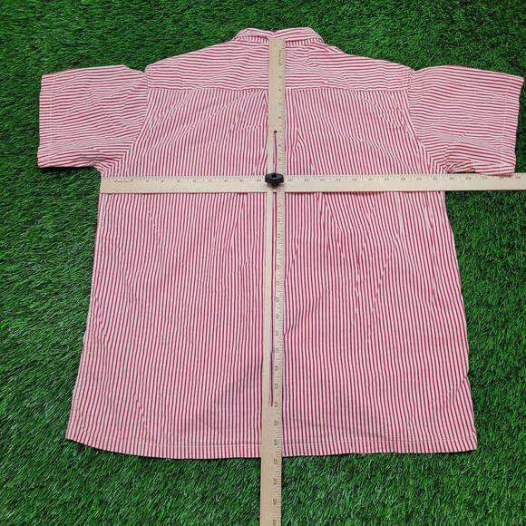 VTG 60s Candy Stripe Shirt Mens M 15.5 Ivy League Mod Button Down - Picture 7 of 11